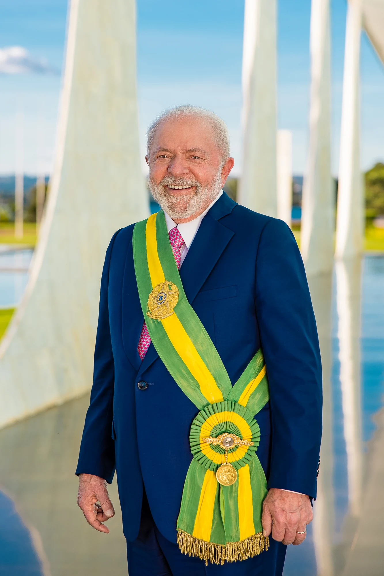 Retrato oficial de Luiz Inácio Lula da Silva, produzido em 2023.